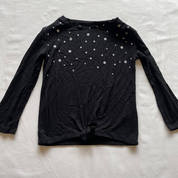 Cat & Jack Black Lightweight Sweater size 4/5 - Picture 2 of 6